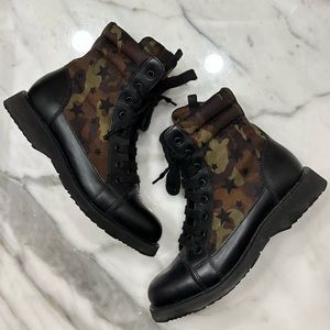 PRADA Boots - size 35 Black and Camo
